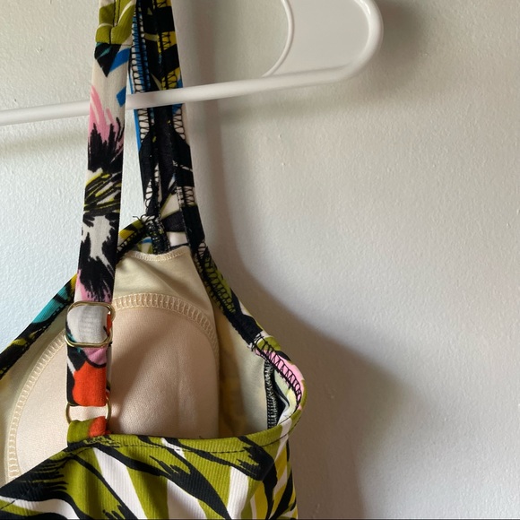 Retro palm bathing suit - Picture 2 of 6